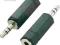 PRZEJŚCIÓWKA ADAPTER JACK WTYK 2,5 - GNIAZDO 3,5