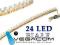 LISTWA 24 LED BIAŁA