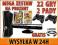 XBOX 360 SLIM 250GB +KINECT +22 GIER +HDMI +2 PADY