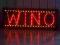 LED REKLAMA WINO 50x20 TABLICA wewnętrzna