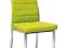 KRZESŁO METALOWE H-261 ZIELONY KRZESŁA EKOSKÓRA