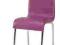 KRZESŁO METALOWE H-161 FIOLET KRZESŁA EKOSKÓRA