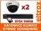 ZESTAW MONITORING 2 KAMERY HDD REJESTRATOR Z416