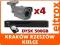 ZESTAW MONITORING 4 KAMERY 2,8-12MM IR 40M Z424