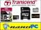 SZYBKA PAMIĘĆ TRANSCEND microSDHC 16GB CL10 +ADAPT