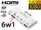 Adapter AV HDMI USB 6w1 iPad iPad2 iPad3 iPhone 4