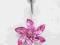 KOLCZYK do pępka   RÓŻOWY KWIATEK    P10
