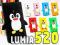Nokia Lumia 520 | PENGUIN CASE Etui 2x Folia