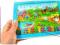 Tablet elektroniczny Zabawna Farma dotykowy