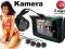 CZUJNIKI COFANIA + Kamera + MONITOR LCD 4x Sensory