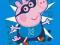 Peppa Pig Super George - plakat 40x50 cm