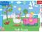 Świnka Peppa Puzzle Ramkowe Trefl 15 elementów