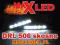 DRL LAMPY JAZDY DZIENNE MAX LED 506 SKOŚNE CITROEN