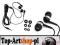 SLUCHAWKI DOUSZNE MP3 MP4 MP5 + 3 GUMKI MINI JACK