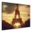 Paryż, Wieża Eiffel, zachód - Obraz 80x60 cm