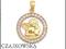 ZŁOTY MEDALIK WISIOREK p585 ANIOŁEK *śliczny*