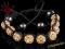 BG 1414 KR BRANSOLETKA SHAMBALLA CYRKONIE 9 KUL
