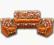 SUPER KOMPLET ROZKŁADANA SOFA +DWA FOTELE PROMOCJA