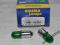 BOSMA 4216 ŻARÓWKA 12V 4W BA9S GREEN ZIELONA