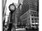 New York, zegar - Obraz na płótnie 40x40 cm