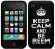 Etui Keep Calm Obudowa Silikon APPLE iPhone 3G 3GS