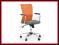 Fotel biurowy ANDY szaro pomarańczowy HALMAR