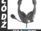 ŁÓDŹ Słuchawki z mikrofonemTake.me IVY CZARNE 1.8m
