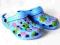 KROKSY klapki piankowe chodaki ATLETICO BLUE r.34