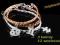 X356 BRANSOLETKA + ZAWIESZKA CHARMS ZODIAK ZESTAW!