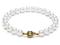 BIAŁE PERŁY AKOYA 7,5 MM - ELEGANCKA BRANSOLETA
