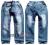 ~SPOKO~NOWE super blue jeans F&amp;S 6-110/116