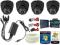 MONITORING ZESTAW KARTA DVR USB 4 KAMERY ZCWQ