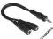 KABEL AUDIO ADAPTER JACK 3,5WT 2xgn 0,2m