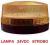 LAMPA SYGNALIZACYJNA OSTRZEGAWCZA 24VDC STROBOSKOP