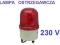 LAMPA OSTRZEGAWCZA 230V WJAZDOWA KOGUT DO BRAMY