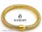 WAMART*FLEX ROSATO GRUBA-bransoletka złoto585-24H