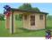 28032 Domek drewniany letniskowy Altana Wiata DOMY