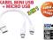 Kabel USB 2 w 1 - Micro USB i Mini USB -Ładowarka