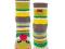 Skarpety dziecięce SOXO kolorowe z uszkami 28-33