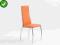 Krzesło metalowe K3 orange K-3 eco skóra 4 kolory