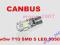 POSTOJÓWKI ŻARÓWKA w5w T10 SMD 5 LED 5050 Canbus