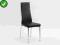 Krzesło metalowe K86 czarne eco skóra 4 kolory