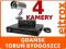 TANI ZESTAW MONITORINGU 4 KAMERY REJESTRATOR Z302