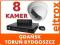 ZESTAW MONITORING 8 X KAMERA WANDALOODPORNA Z483