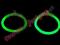 KOLCZYKI ŚWIECĄCE SKŁADANE, LUMINESCYJNE, NEONOWE