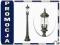 JUM 0087-PL-1SS Lampa stojąca ROMA Ogrodowa 116cm