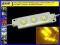 Moduł LED żółty 3 LED SMD 5050 / IP65