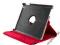 4World Etui - stand dla iPad 2/3/4 obracane, czerw