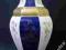 Amfora wazon Koenigszelt kobalt Śląsk Niemcy złoto