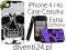 Czaszka Case Skull Extra Ochrona Guma iPhone 4 4s
